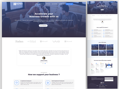 Digital Agency Landing page Design V2 company website dashboard home page home page design landing page