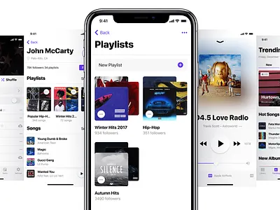 RareWave App app app design clean design grid icon interface logo music music app typogaphy ui ux wave waves