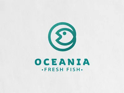 Oceania - Restaurant Logo Design brand branding branding design client work design fish logo graphic design letter letter logo lettermark logo logo design logos logotype mark restaurant restaurant branding restaurant logo