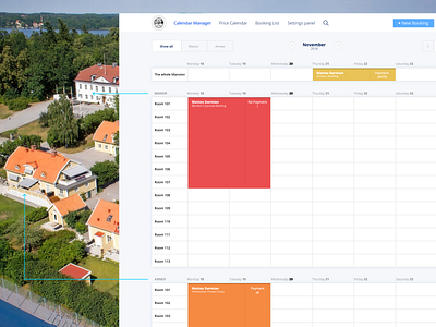 Hotel reservation calendar booking calendar dashboard hotel reservation tracking traveling website