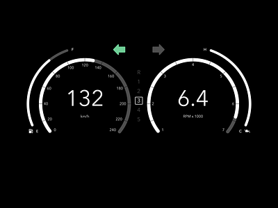 Daily UI 34 — Car Interface car car dashboard car interface daily 100 challenge dailyui dark mode dark ui smart car ui ui ux