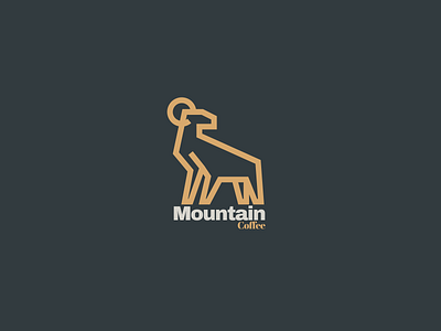 Mountain Coffee clean coffee design figma illustration kovalev logo modern mountain nicholas simple vector