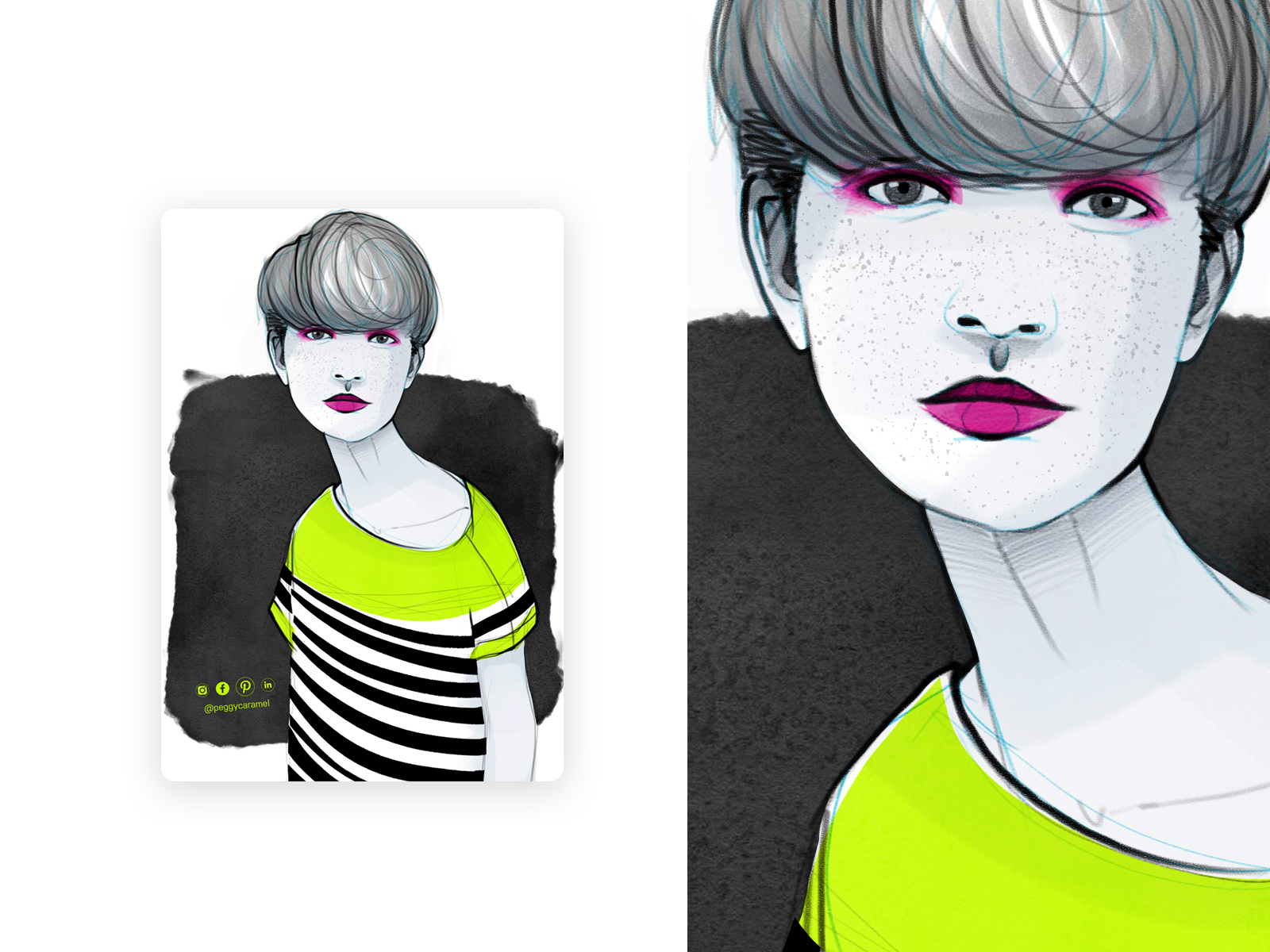 Example of Fashion illustration #01