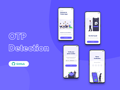 OTP Mobile adobe xd android app design ios app ios app design mobile apps ui ux design uidesign