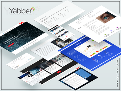 Yabber - Web Designing branding illustration ui ux