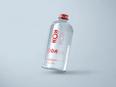 ODA Label Design brand branding functional futuristic graphic designer identity label logo minimalism oda product design simple water