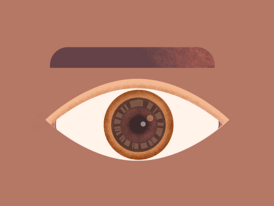 Whose Eye? 2d animal art beauty design dribbble best shot eye eyeball grain texture human illustration illustrator nature vector
