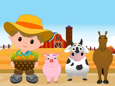 Character Illustration animal illustration background design book cover cartoon illustration character design design educational illustration facebook cover illustration nursery art poster design rhyme vector