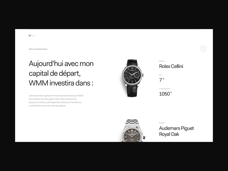 Watch My Money - Onboarding #2 animation grid interface ui ux