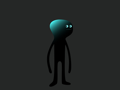 shy alien branding cartoon character colour design dribbble fantasy fun illustration mascot monster