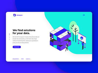 Datasquare branding data gradient home homepage illustration infographic interaction landingpage miew ui uiux ux vector web website