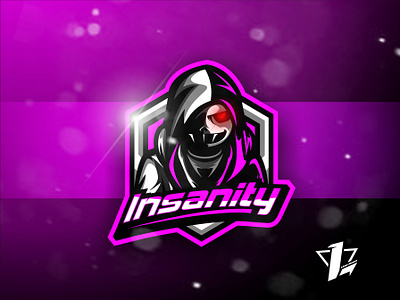 Insanity branding design designer esports flat design illustration logo logo design logo sport mascot