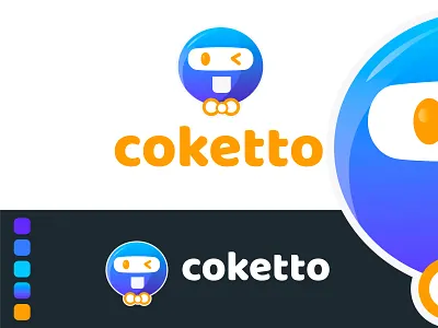 Coketto concept creative design illustrator vector