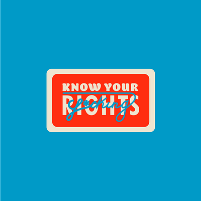 Know Your F*cking Rights brand design branding branding design instagram lettering type art typedesign typography