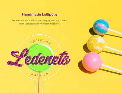 Ledenets Logo (Candy) branding candy candy logo illustration logodesign sweets