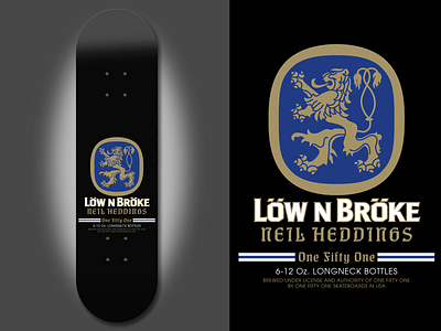 151 Low & Broke 151 deck graphic skate skateboard skateboarding