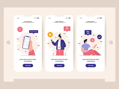Purchase Online Onboarding App Designs application branding clean concept design design ecommerce app exploration icon illustration landing page minimal mobile app onboarding onboarding screen onboarding ui purchase ui ux