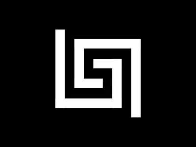 BPS labirin logo art bps design labirin logo negativ space