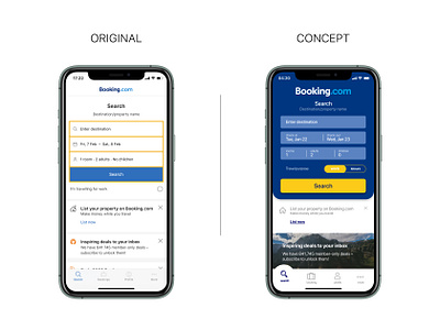 Booking App main screen redesign app app design booking booking app concept search search page ui design ux design