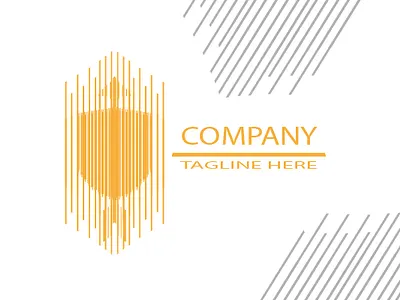 Shield & Arrow art branding design flat icon logo minimal typography vector web