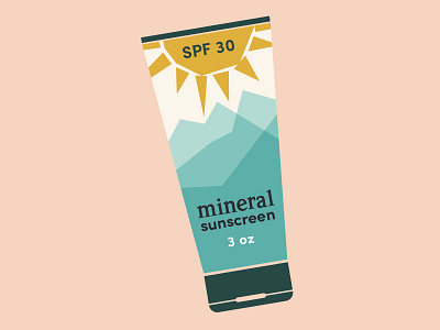 Sunscreen packaging design creative exercise art beauty beauty packaging bold branding colorful colorful packaging graphic design graphic art graphics illustration illustrator package design packaging packaging design self care sunscreen