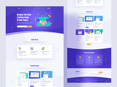 EleDeal - Directory Listing Template agency website branding deal deal template design digital marketing directory directory listing landingpage product ui ux web design web template