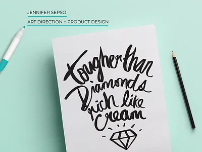 an old thing design handlettering header splash website