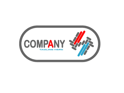 logo capsule art branding capsule design flat icon illustration logo minimal science typography vector web