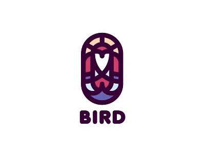 Brid Logo bird brand branding flight illustration label lastspark line logo logotype mark ocean outline sea sky sun water wing wings