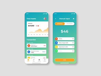 Expense app app app design application chat app colors design expense expense manager ios ios app mobile mobile app mobile app design mobile design mobile ui ui uidesign uiux ux uxdesign