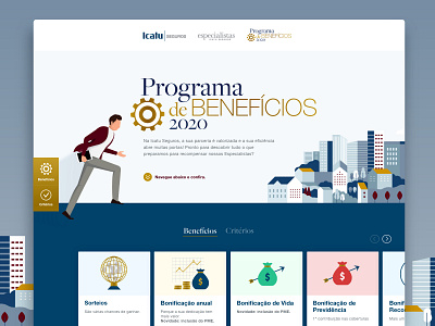 Sales campaign website campaign illustration insurance landing landingpage life marketing page sales ui ux website
