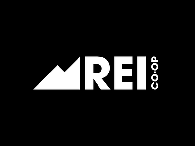 REI Logo Redesign avantgarde brand brand design branding design graphic design icon illustration lettering logo logo design typography vector