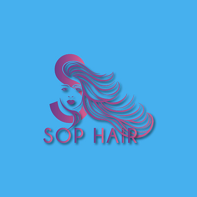 Sop Hairs branding graphic design logo logos