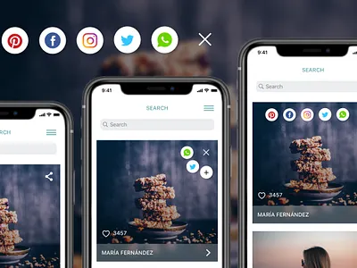 Daily UI 10 010 dailyui dailyuichallenge design share social ui