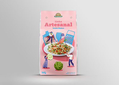 Pasta Concept Design design farfalle food graphic illustration mockup package packaging pasta