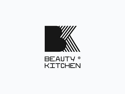 Beauty Kitchen_logotype adobe illustrator beauty salon branding design hair hairstyle logo logotype manicure nails school