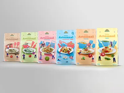 Pasta Concept Package concept design food illustration package packaging paper pasta plastic