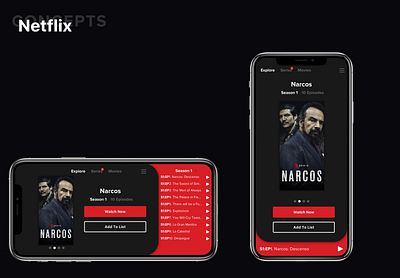 Netflix Portrait & Landscape Concept concept first post firstshot ios iphone