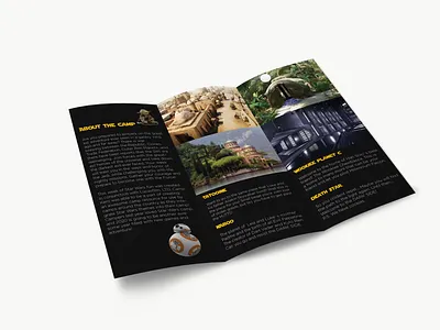 Star Wars Camp animation app branding brochure brochure mockup design illustration illustrator logo minimal mockup print print design typography vector