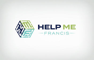 Help Me Francis Logo branding design graphicdesign icon design logo