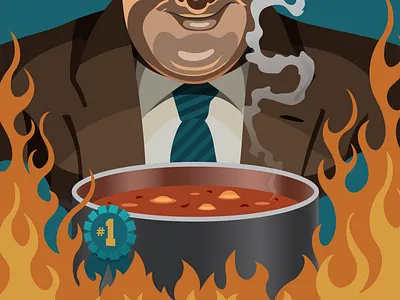 Kevin's Famous Chili chili digital illustration dunder mifflin illustration kevin kevin malone nick casale office the office