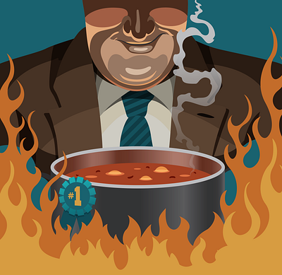 Kevin's Famous Chili chili digital illustration dunder mifflin illustration kevin kevin malone nick casale office the office