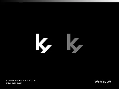 K 14 Logo Monogram art branding design design art designer designs flat identity illustration illustrator logo logo design logodesign logos logotype monogram monogram logo ui ux vector