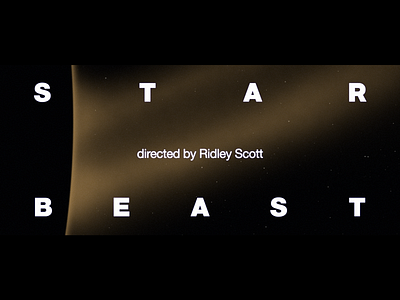 Star Beast alien scifi title card title sequence