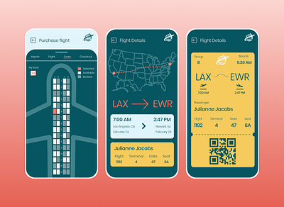 Travel App airline airlines app boarding pass concept daily ui design interface plane travel travel app ui ux