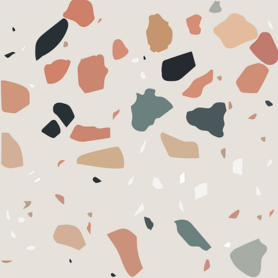 Terrazzo pattern art design illustration pattern terrazzo