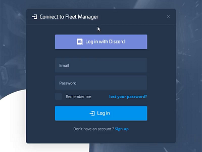 Fleet Manager for Star Citizen | Modal design animation space ui ux videogame web