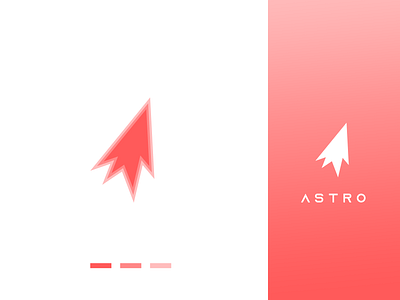 Astro Concept Logo arrow branding design flat icon illustrator logo logo design minimal modern vector