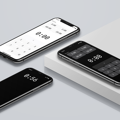 Epic Timer app branding design flat ios minimal mobile app mobile ui ui ux