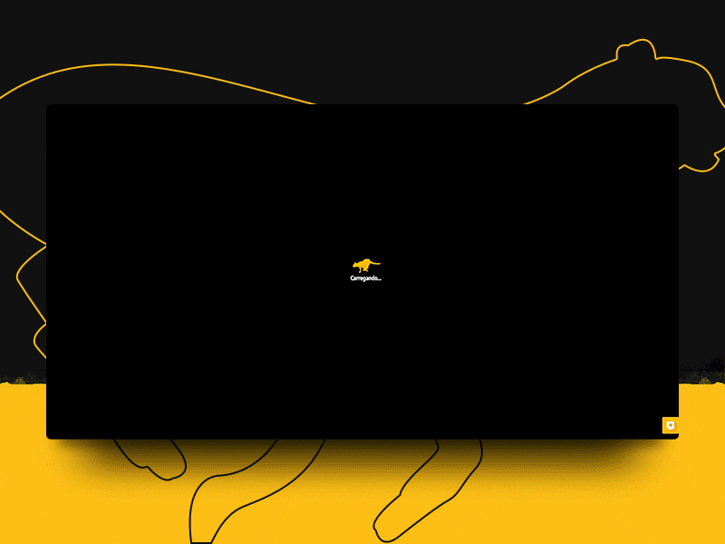 Example of Crossfit Website - Loading Screen